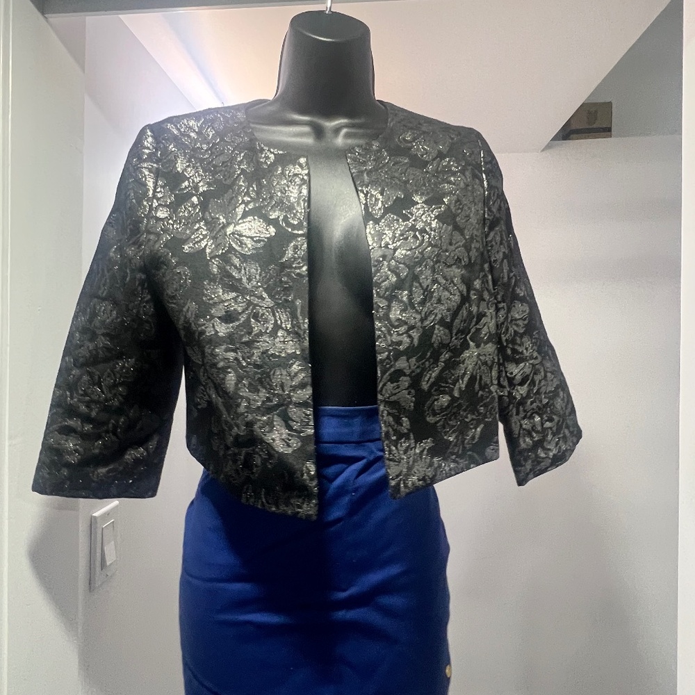Black sequence jacket - image 1